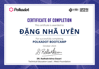 OpenGuild Vietnam Bootcamp Certificate #2