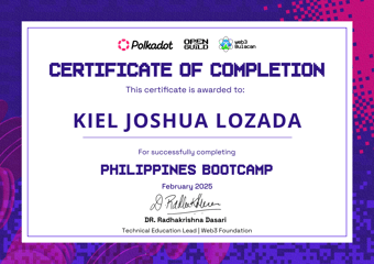 OpenGuild Philippines Bootcamp Certificate #36