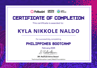 OpenGuild Philippines Bootcamp Certificate #38