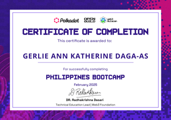 OpenGuild Philippines Bootcamp Certificate #24