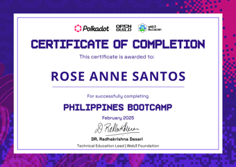 OpenGuild Philippines Bootcamp Certificate #56