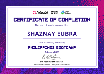 OpenGuild Philippines Bootcamp Certificate #57