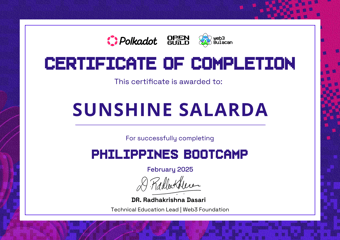 OpenGuild Philippines Bootcamp Certificate #59