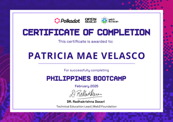 OpenGuild Philippines Bootcamp Certificate #62