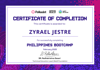 OpenGuild Philippines Bootcamp Certificate #64