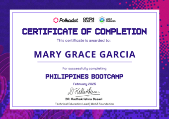OpenGuild Philippines Bootcamp Certificate #44