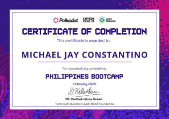 OpenGuild Philippines Bootcamp Certificate #46