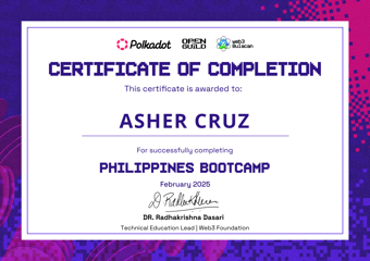 OpenGuild Philippines Bootcamp Certificate #13