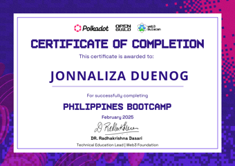 OpenGuild Philippines Bootcamp Certificate #18