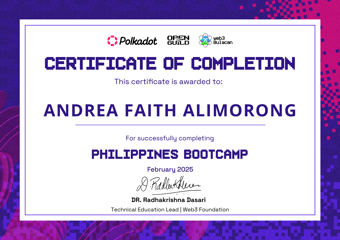 OpenGuild Philippines Bootcamp Certificate #4