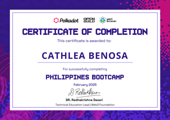 OpenGuild Philippines Bootcamp Certificate #10